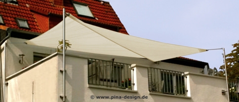 Sonnensegel Dachterrasse Exklusiver Sonnenschutz Pina Design